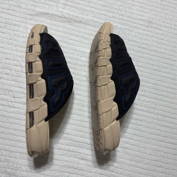 Nike Black and Tan Sandals